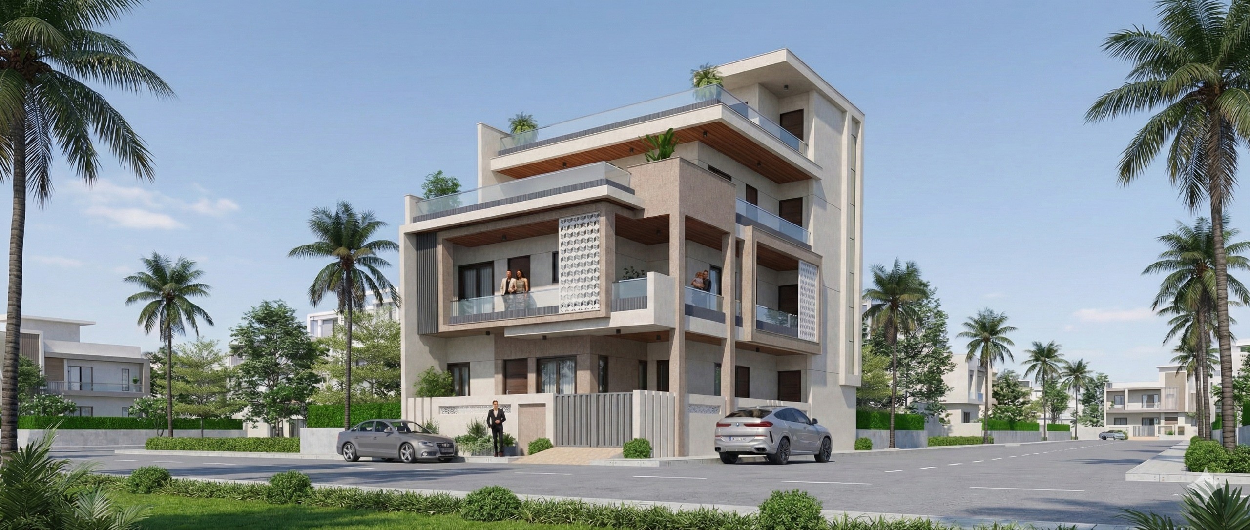 Modern villa designed by Yogesh Architects